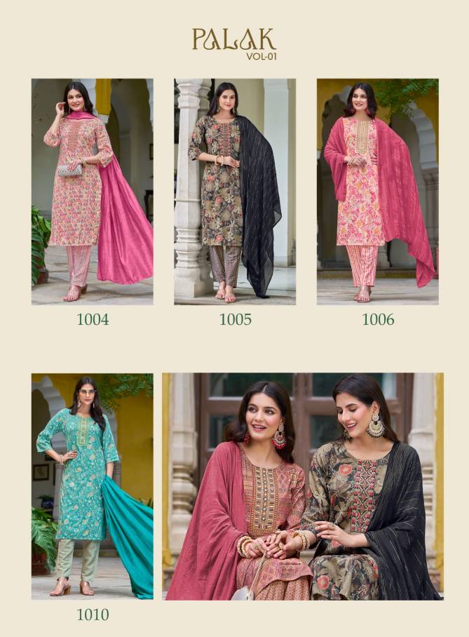 Palak Vol 1 By Passion Tree Straight Cut Kurti With Bottom Dupatta Wholesale Shop In Surat